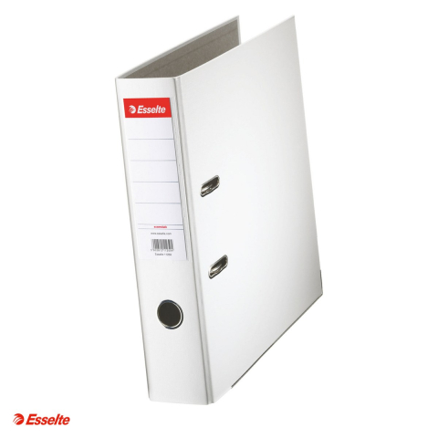 Bibliorafturi - Biblioraft Esselte Economy, PP, A4, 75 mm, capacitate 500 coli (80 g/mp), alb
