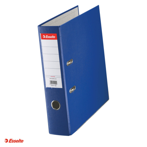Bibliorafturi - Biblioraft Esselte Economy, PP, A4, 75 mm, capacitate 500 coli (80 g/mp), albastru