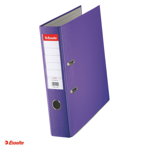 Bibliorafturi - Biblioraft Esselte Economy, PP, A4, 75 mm, capacitate 500 coli (80 g/mp), mov