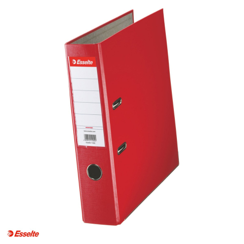 Bibliorafturi - Biblioraft Esselte Economy, PP, A4, 75 mm, capacitate 500 coli (80 g/mp), rosu