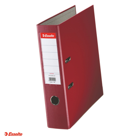 Bibliorafturi - Biblioraft Esselte Economy, PP, A4, 75 mm, capacitate 500 coli (80 g/mp), visiniu