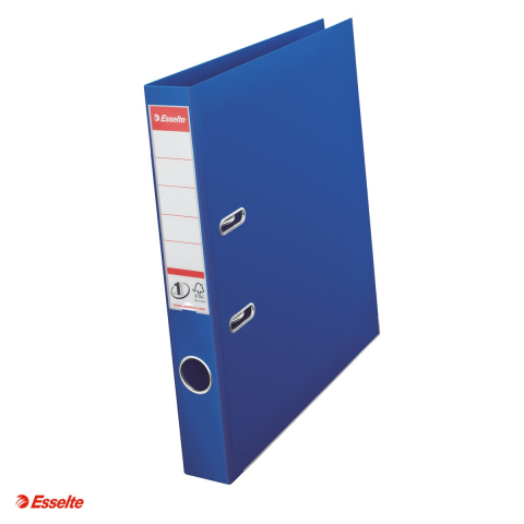 Bibliorafturi - Biblioraft Esselte No.1 Power, PP/PP, A4, 50 mm, capacitate 350 coli (80 g/mp), albastru