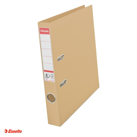 Bibliorafturi - Biblioraft Esselte No.1 Power, PP/PP, A4, 50 mm, capacitate 350 coli (80 g/mp), culoarea nisipului