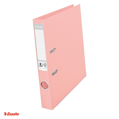 Bibliorafturi - Biblioraft Esselte No.1 Power, PP/PP, A4, 50 mm, capacitate 350 coli (80 g/mp), solea Piersica