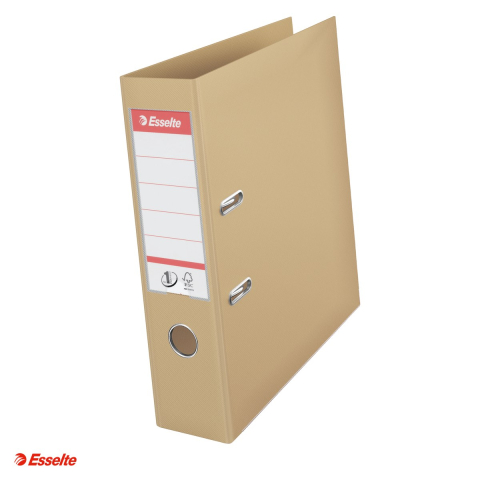 Bibliorafturi - Biblioraft Esselte No.1 Power, PP/PP, A4, 75 mm, capacitate 500 coli (80 g/mp), culoarea nisipului