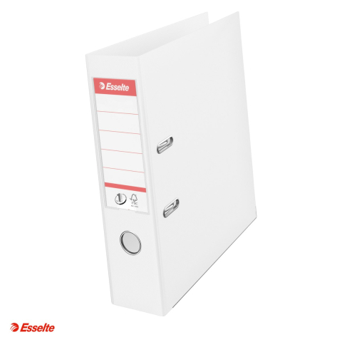 Bibliorafturi - Biblioraft Esselte No.1 Power VIVIDA, PP/PP, A4, 75 mm, capacitate 500 coli (80 g/mp), alb