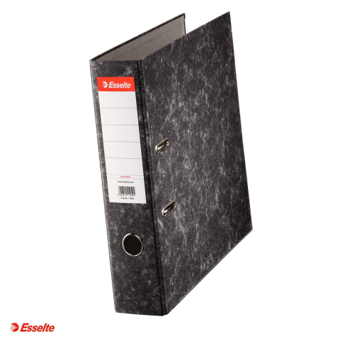 Bibliorafturi - Biblioraft Esselte Togo, carton, A4, 75 mm, capacitate 500 coli (80 g/mp), gri