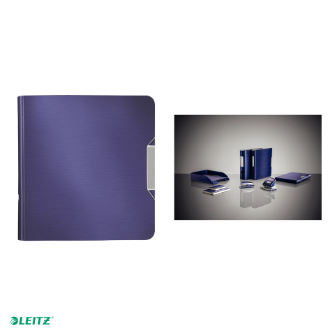 Biblioraft Leitz 180° Active Style, polyfoam, A4, 82 mm, pentru arhivare, albastru-violet [4]