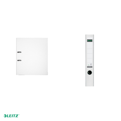 Biblioraft Leitz 180°, PP, A4, 52 mm, capacitate 350 coli (80 g/mp), pentru arhivare, alb [3]