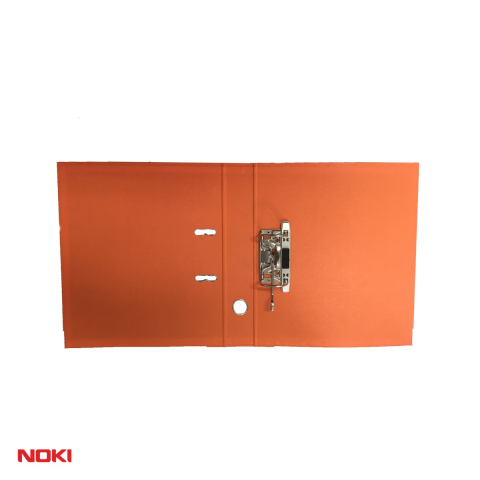 Biblioraft NOKI A4, plastifiat interior si exterior, cotor 5 cm, portocaliu [3]