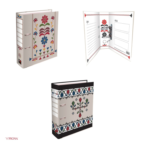 Biblioraft Pigna Ethno, A4, din carton, 8 cm diverse modele [3]