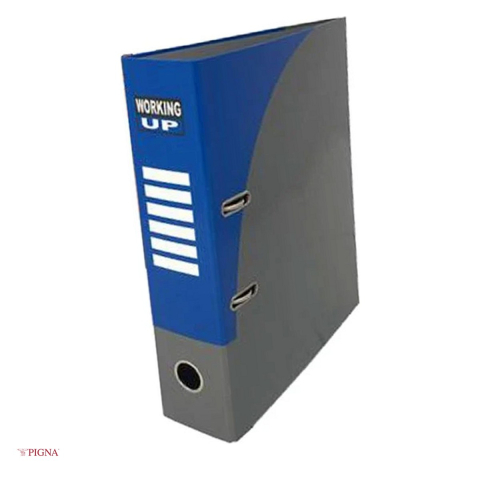 Organizare si arhivare - Biblioraft Pigna Working Up, A4, din carton, 8 cm, albastru
