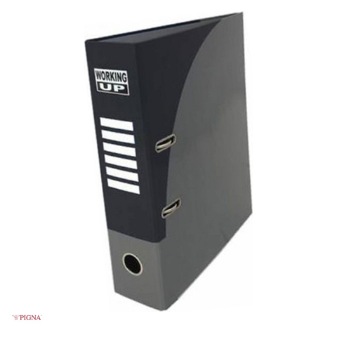 Organizare si arhivare - Biblioraft Pigna Working Up, A4, din carton, 8 cm, negru