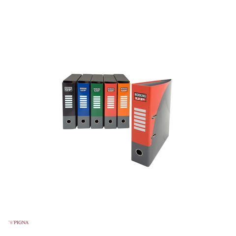 Biblioraft Pigna Working Up, A4, din carton, 8 cm, rosu [3]