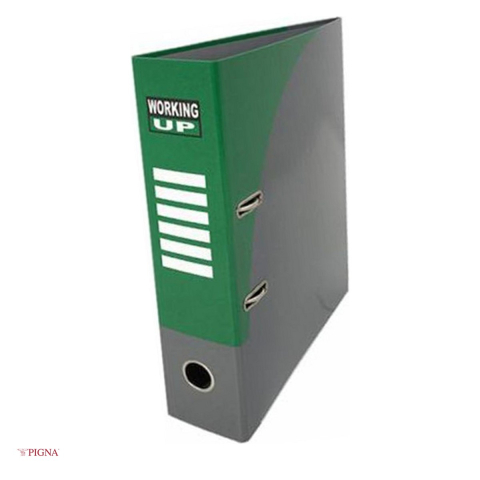 Organizare si arhivare - Biblioraft Pigna Working Up, A4, din carton, 8 cm, verde