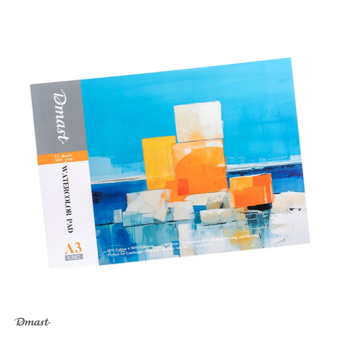 Blocuri de desen - Bloc de desen Dmast by Pebeo A3, 300 g/mp, acuarela 12 file