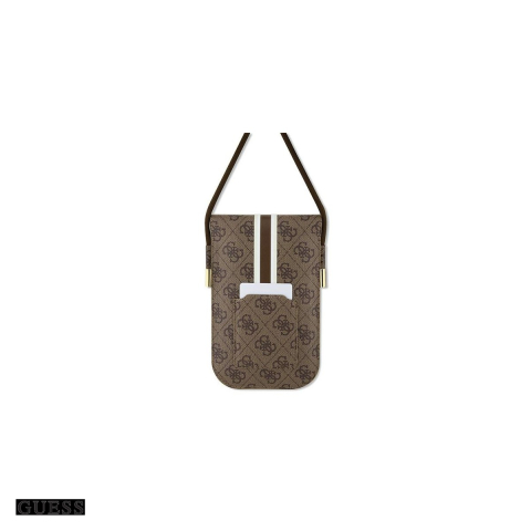 Borseta telefon cu portofel Guess 4G 19 x 12,5 x 2 cm, Maro [3]