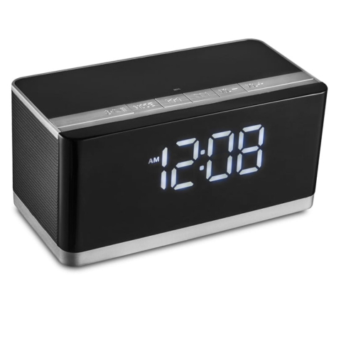Ceasuri - Boxa Multimedia Bluetooth cu Ceas, FM Radio 10W, USB/TF, Microfon, Sistem Audio Versatil pentru Birou, Dormitor si Calatorii