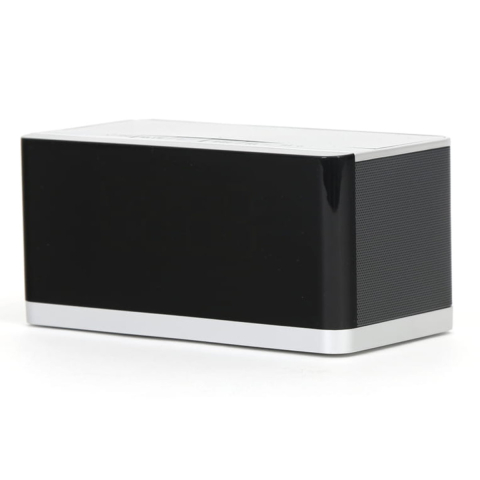 Boxa Multimedia Bluetooth cu Ceas, FM Radio 10W, USB/TF, Microfon, Sistem Audio Versatil pentru Birou, Dormitor si Calatorii [1]