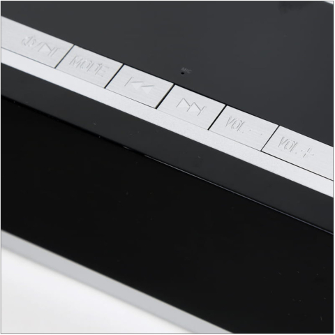 Boxa Multimedia Bluetooth cu Ceas, FM Radio 10W, USB/TF, Microfon, Sistem Audio Versatil pentru Birou, Dormitor si Calatorii [4]