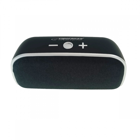 Boxe bluetooth - Boxa portabila Esperanza Blues, 3W, radio FM, bluetooth v.4.2, USB, slot card microSD, intrare AUX 3.5mm, dimensiuni 143 x 82 mm, neagra
