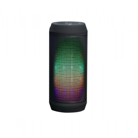 Boxa portabila Esperanza Fado, 2 x 3W, radio Fm, bluetooth, intrare AUX jack 3.5mm, acumulator 1200 mAh, slot card TF, lumini led, dimensiuni 175 x 76mm, neagra [1]