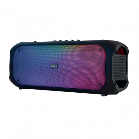 Boxa portabila Platinet Boombox Light Fusion RGB, 60W RMS, TWS, bluetooth 5.3, USB, FM, Aux, telecomanda, baterie 6000 mAh, neagra [2]