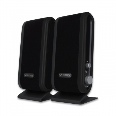 Accesorii IT - Boxe 2.0 Extreme Fusion compatibil PC, Mac, conectivitate USB si jack 3.5mm, control volum, intrare casti