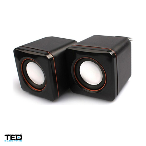 Accesorii IT - Boxe active mini pentru calculator E-101 / D-02A, alimentare USB, TED605419