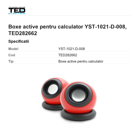 Boxe active pentru calculator YST-1021-D-008, TED282662 [2]