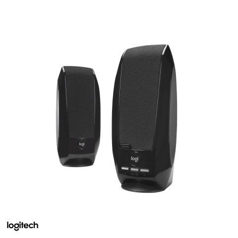 Boxe PC 2.0 Logitech S150, audio si alimentare printr-un singur cablu USB-A, 1,2 W RMS, butoane de volum si mute pe boxa, negru, 980-000029 [3]