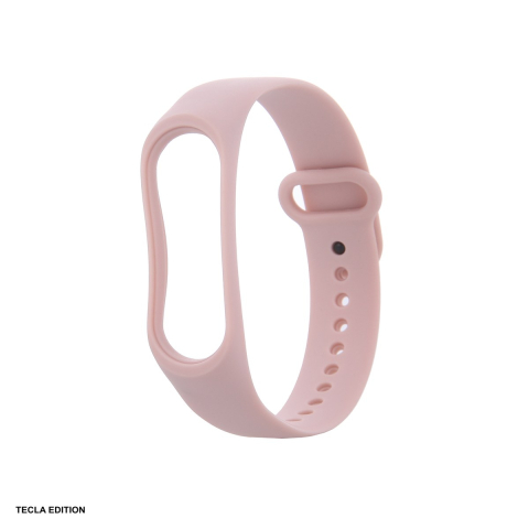 Accesorii ceasuri - Bratara din silicon pentru Xiaomi Mi Band 5 / 6, Roz pal