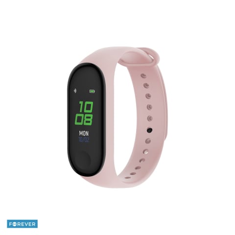 Bratari fitness - Bratara fitness Forever Forever SB-50, IP65, 90 mAh, curea 245 mm, 80 x 160 px 0,96", Bluetooth, Roz