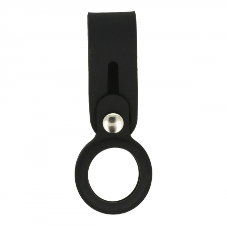 Breloc pentru Apple AirTag 87758, din silicon, negru [2]