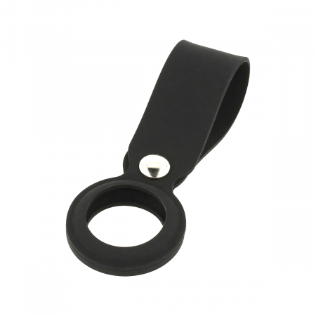 Gadgets smartphone - Breloc pentru Apple AirTag 87758, din silicon, negru