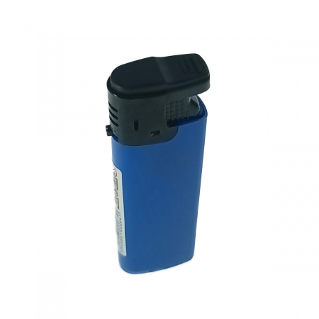 Aprinzatoare - Bricheta antivant, de buzunar, BRFA00064 Blue, 81 x 27 x 12 mm, flacara reglabila, albastra