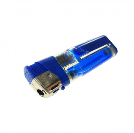 Bricheta BAIDA BD-5820 cu LED și Sistem de Siguranță - Albastră | Brichetă Reîncărcabilă cu Iluminare [2]