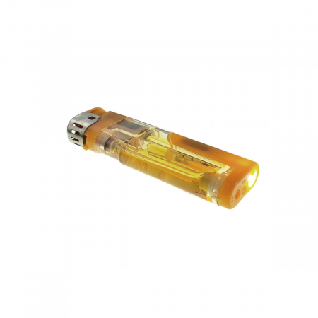 Aprinzatoare - Bricheta BAIDA BD-5820, cu led si sistem de siguranta, galbena
