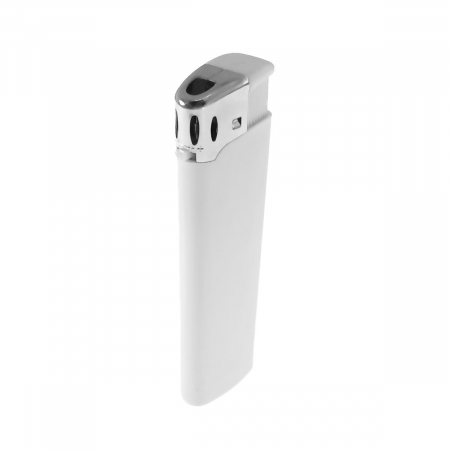 Bricheta clasica de buzunar, BRF00023 White, 83 x 27 x 13 mm, flacara reglabila, alba [1]