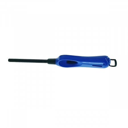 Bricheta cu gaz, BRB00047 Blue, reincarcabila, pentru aprins focul, albastra [1]