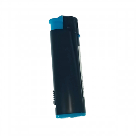 Bricheta cu LED, de buzunar, BRFL00051 Blue, 81 x 25 x 10 mm, flacara reglabila, neagra cu albastru [3]