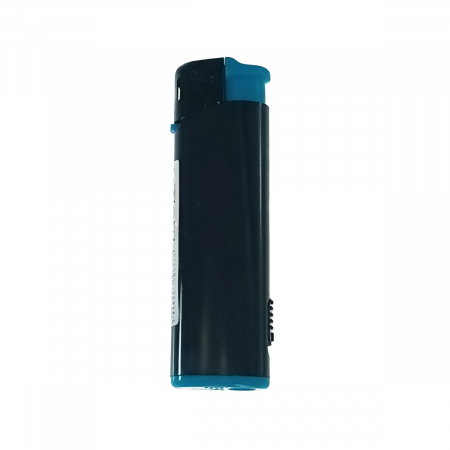 Bricheta cu LED, de buzunar, BRFL00051 Blue, 81 x 25 x 10 mm, flacara reglabila, neagra cu albastru [1]