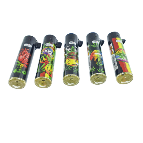 Bricheta Unix de buzunar, model Fixed Flame, reincarcabila, cu design [4]