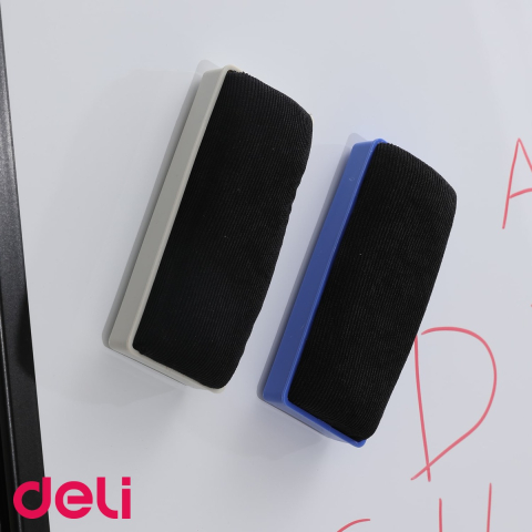 Burete magnetic pentru whiteboard Deli, fixare pe suprafata metalica, dimensiune 145 x 60 x 45 mm, culori asortate [3]