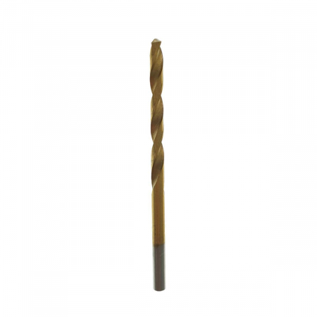 Burghiu HSS Titan, DIN 338, pentru metal, de 4 mm X 74mm, Flores F-12146 [3]