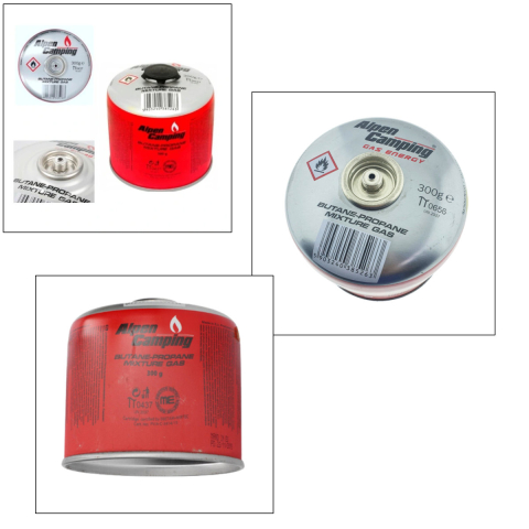 Butelie Gaz Camping Alpen 300 G cu Filet, pentru Incalzire si Gatit la Camping si Drumetii [2]