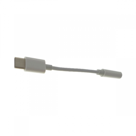 Adaptoare audio - Cablu adaptor Tip C la jack 3.5mm, AC10TC, alb