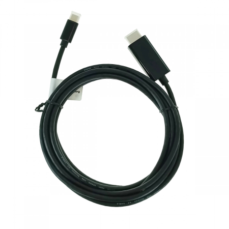 Cabluri transfer video - Cablu adaptor USB-C tata la HDMI tata, USB 3.2 gen.2, HDMI 2.0, Lanberg 43678, FHD-144Hz, 4K-60Hz, 18Gb/s, 300cm, negru