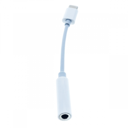 Adaptor audio Platinet USB-C la 3.5mm, Alb [2]