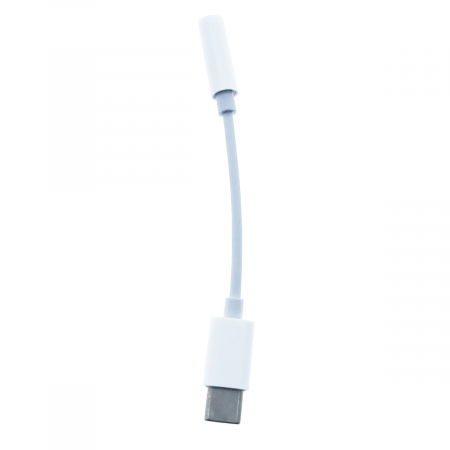 Adaptor audio Platinet USB-C la 3.5mm, Alb [1]